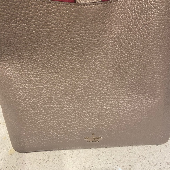 Taupe Kate Spade Purse - Picture 3 of 7